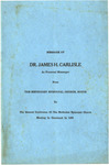 Message of Dr. James H. Carlisle as Fraternal Messenger from the Methodist Episcopal Church, South to the General Conference of the Methodist Episcopal Church, 1880