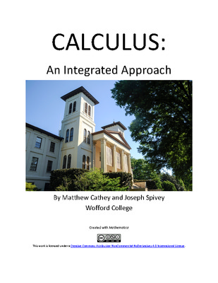 Calculus: An Integrated Approach