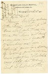 Correspondence to General William Robertson Boggs, 1900s: March 18, 1900 - January 6, 1908