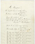 James Randall poetry manuscript