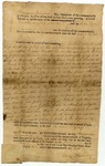 Land grant to Andrew Hynes, signed by Benjamin Harrison June 1, 1782 by Benjamin Harrison