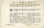 Blank Appointment form signed by Henry Laurens by Henry Laurens