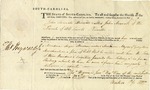 Warrant signed by Thomas Heyward, Jr. for John Morrall. Charleston, 1788. by Thomas Heyward Jr. and State of South Carolina