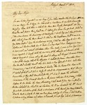Marquis de Lafayette letter to Francis Huger regarding the former's tour of the U.S. 1825.