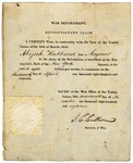 Revolutionary War claim for Abijah Hubbard signed by John C. Calhoun, March 18, 1818. by John C. Calhoun