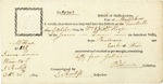 Certification of importation signed by Benjamin Lincoln