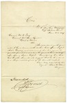 Transfer orders for Francis Gregory, signed by M.C. Perry and Franklin Buchanan. Mexico, 1847.
