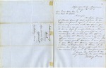 Letter of recommendation from Sterling Price to President Elect Franklin Pierce regarding Jesse Morin for the position of Indian Agent. Jefferson City, Missouri. January 16, 1853.