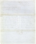 Letter to Samuel Cooper from Robert E. Lee requesting orders for Gen. S.R. Gist, Maj. Gen. J.C. Pemberton, and General Trapier, signed August 8, 1862.