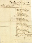 List of prisoners in jail, Worcester, Massachusetts, September 6, 1785.