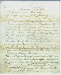 Trail transcript and docket for military trial of Daniel Bright, 1863
