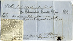 Receipt for and copy of advertisement "Sale of Valuable Slaves" by John A. Washington