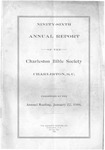 Ninety-Sixth Annual Report of the Charleston Bible Society by The Charleston Bible Society